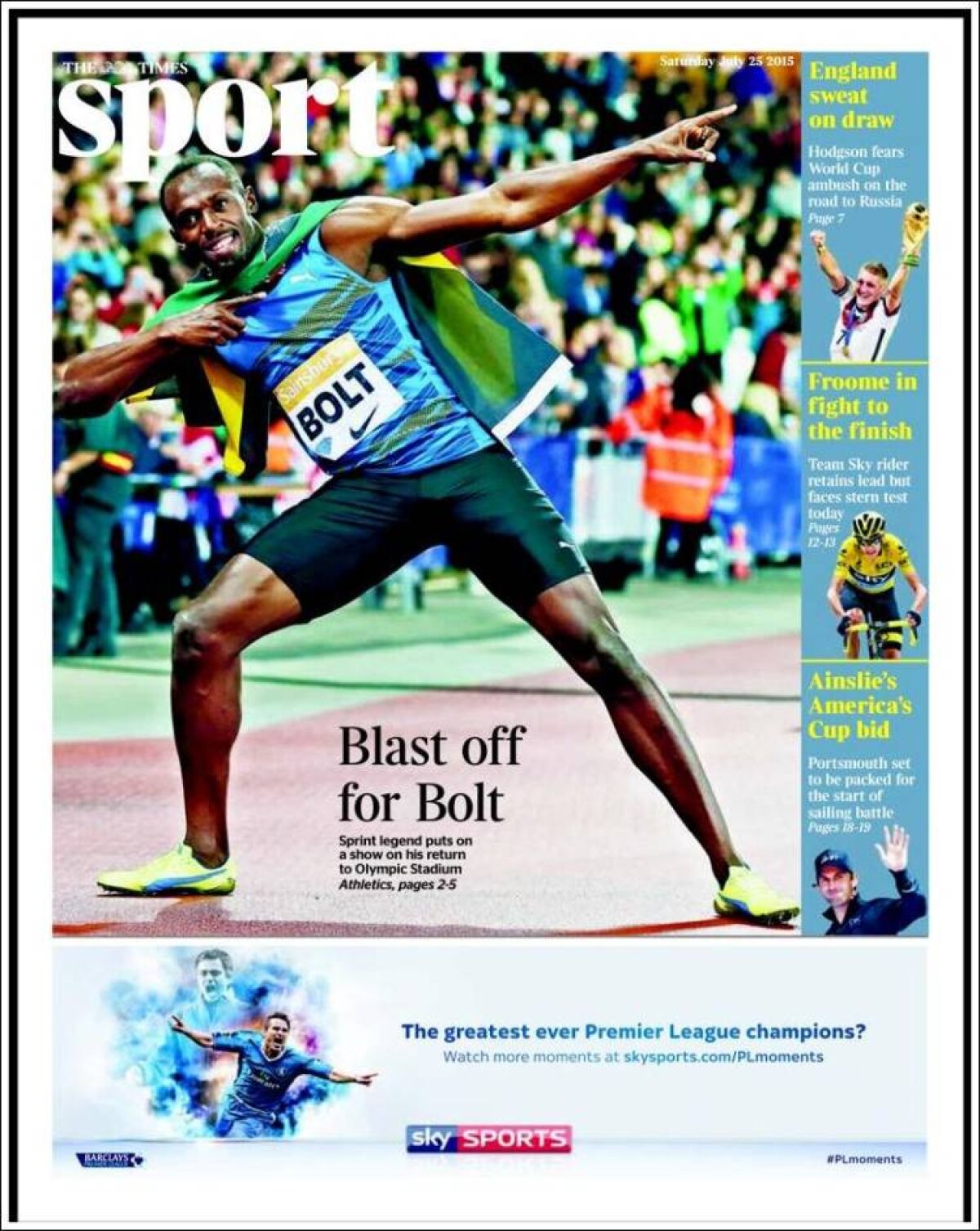 Ce scriu azi ziarele de sport din lume (25 iulie 2015)