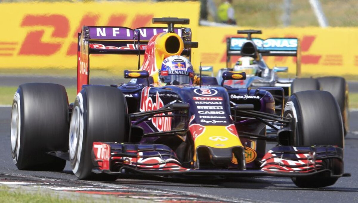 GALERIE FOTO Sebastian Vettel se impune în MP al Ungariei după un start perfect » Hamilton şi Rosberg nu au terminat pe podium