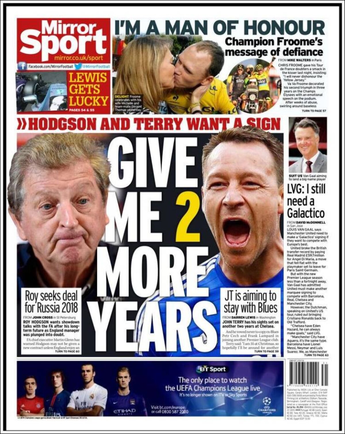 Ce scriu azi ziarele de sport din lume (27 iulie 2015)