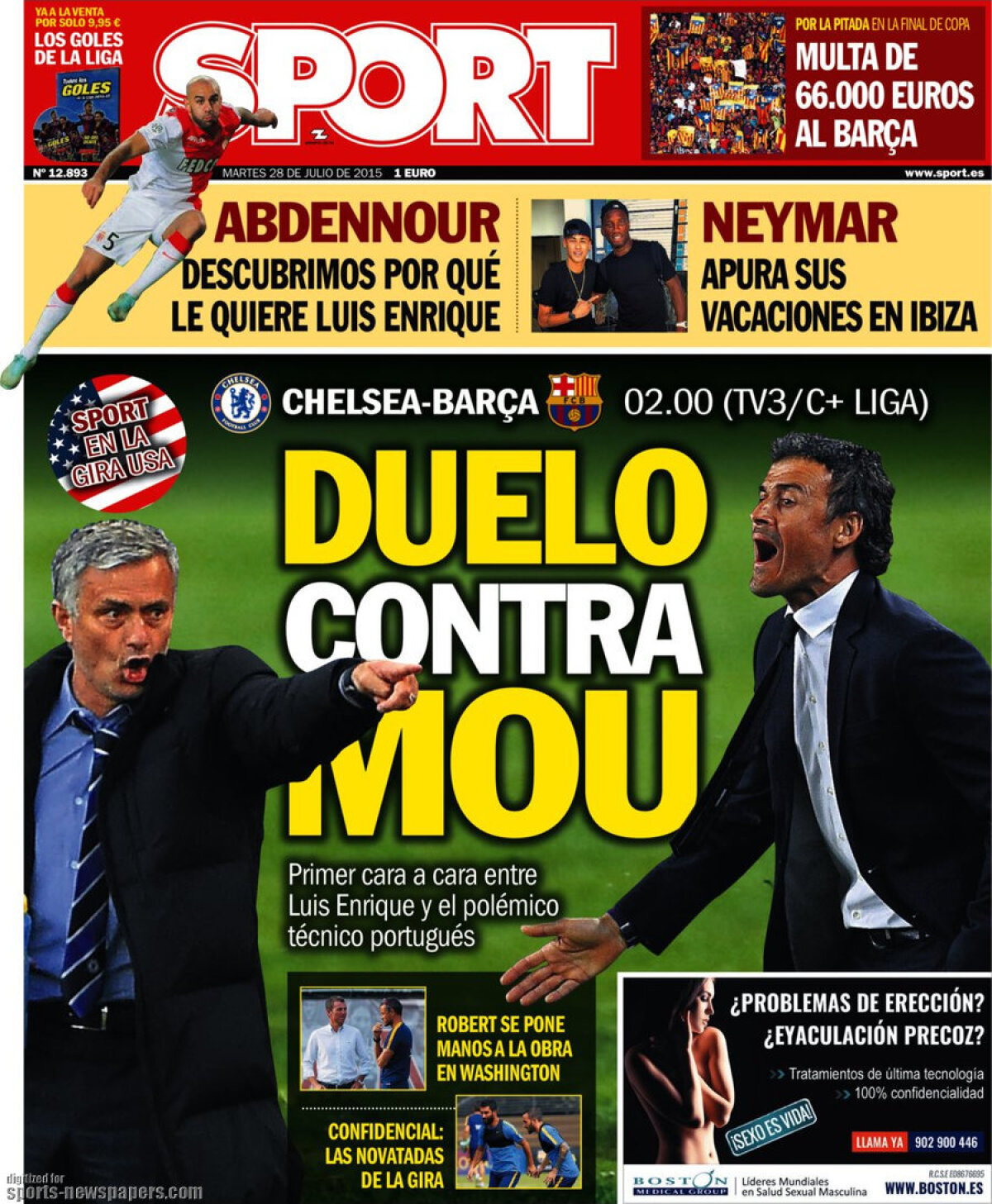 Ce scriu azi ziarele de sport din lume (28 iulie 2015)