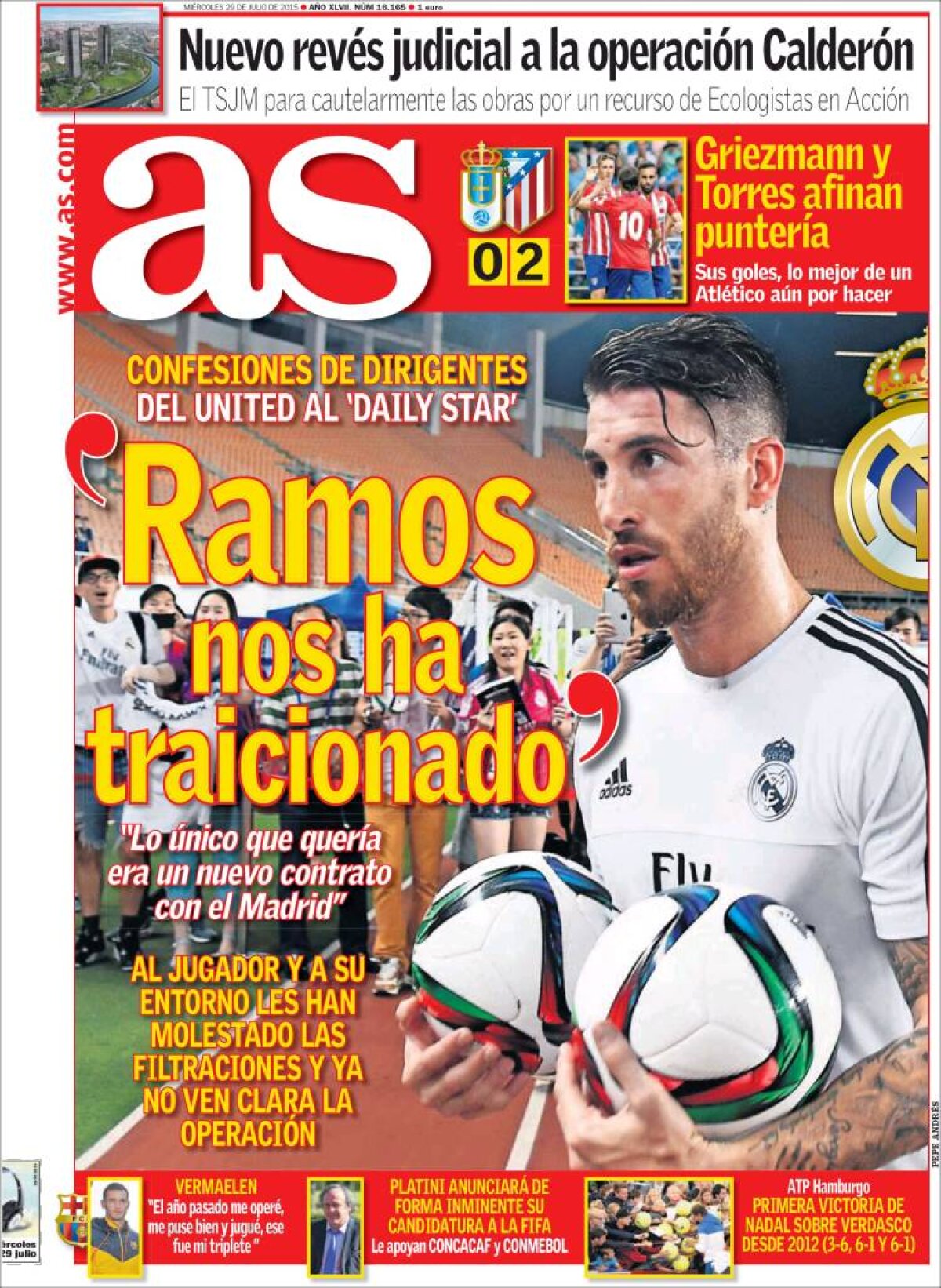 Ce scriu azi ziarele de sport din lume (29 iulie 2015)