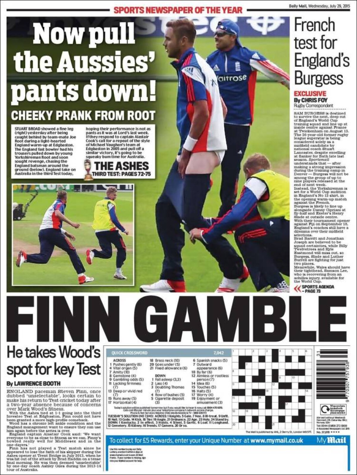 Ce scriu azi ziarele de sport din lume (29 iulie 2015)