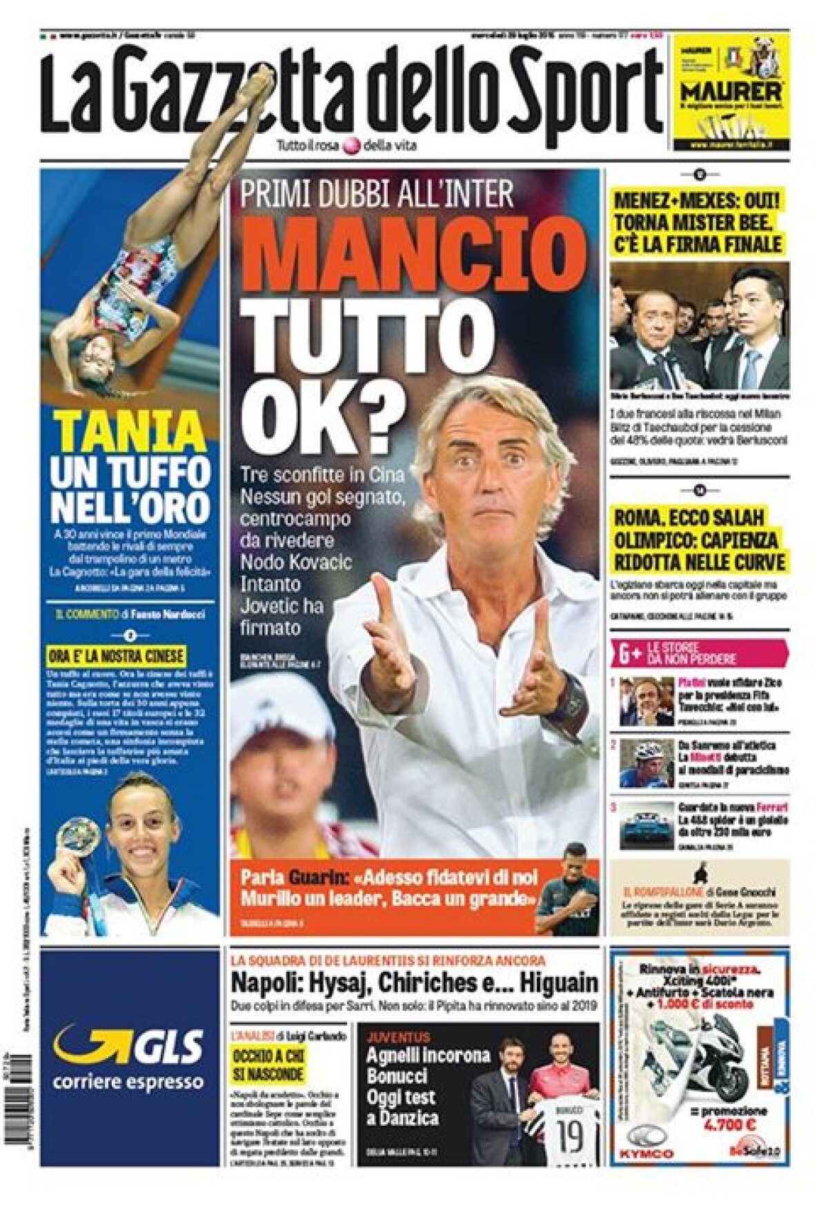 Ce scriu azi ziarele de sport din lume (29 iulie 2015)