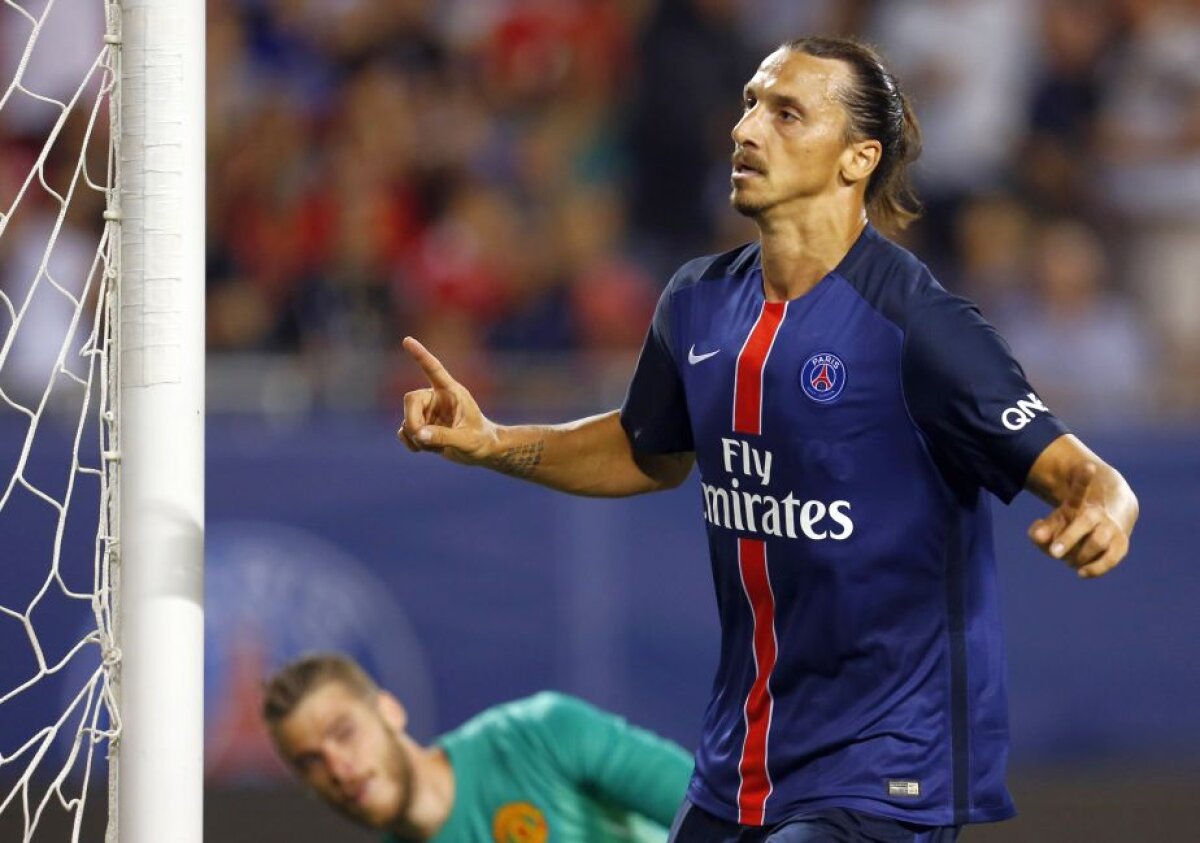 FOTO + VIDEO Manchester United - PSG 0-2 » Ibrahimovici a marcat după o fază superbă