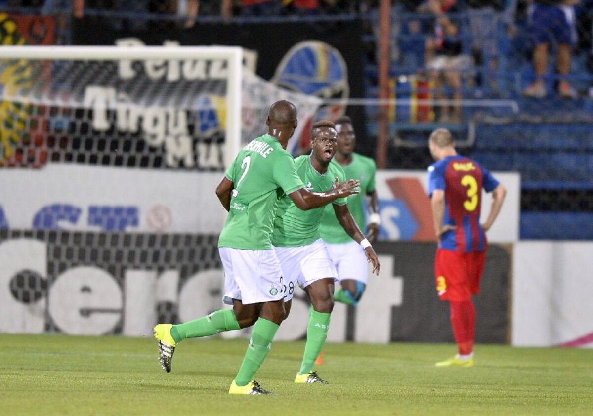 FOTO și VIDEO ASA umilită la debutul în cupele europene » Tîrgmureșenii n-au avut reacție în fața lui Saint-Etienne, scor 0-3
