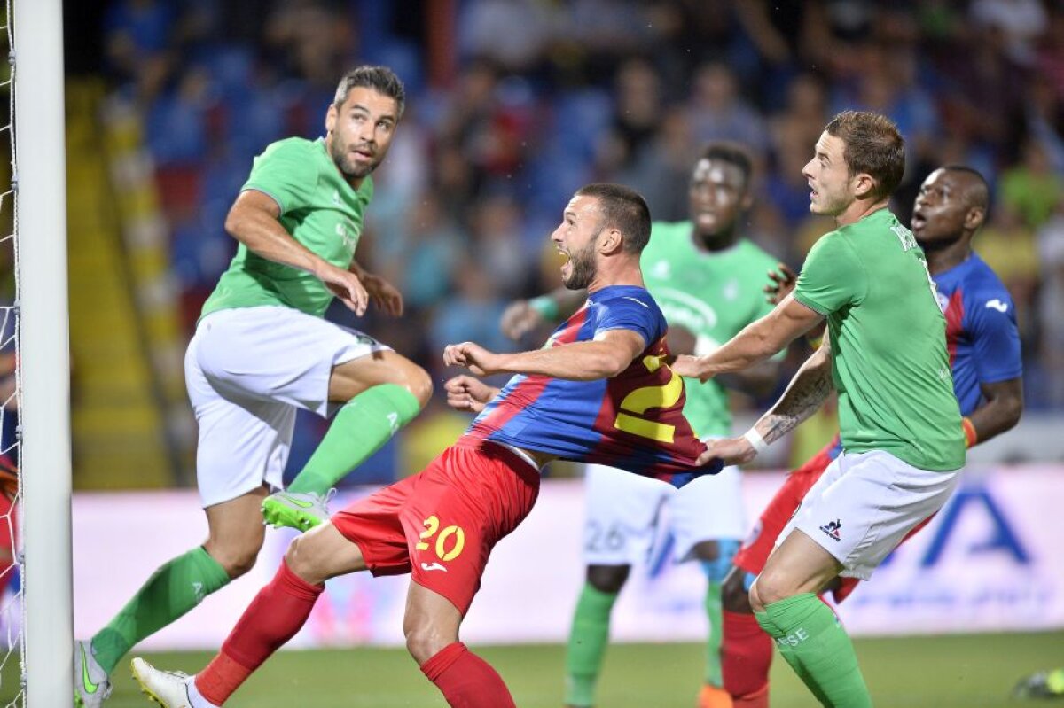 VIDEO+FOTO Prea buni, prea fotbalişti » ASA Tg. Mureș a fost transformată aseară în carne de gulaş de spectaculoşii jucători ai lui St. Etienne, 0-3