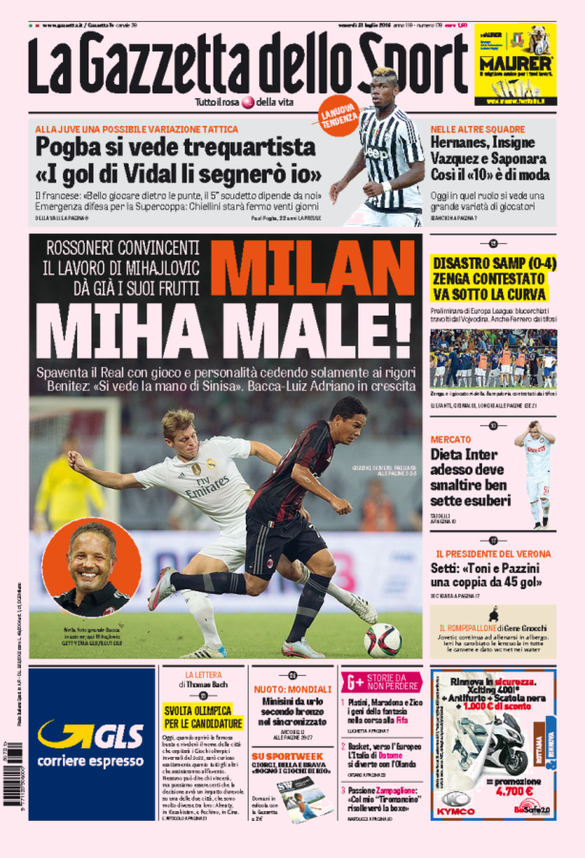 Ce scriu azi ziarele de sport din lume (31 iulie 2015)