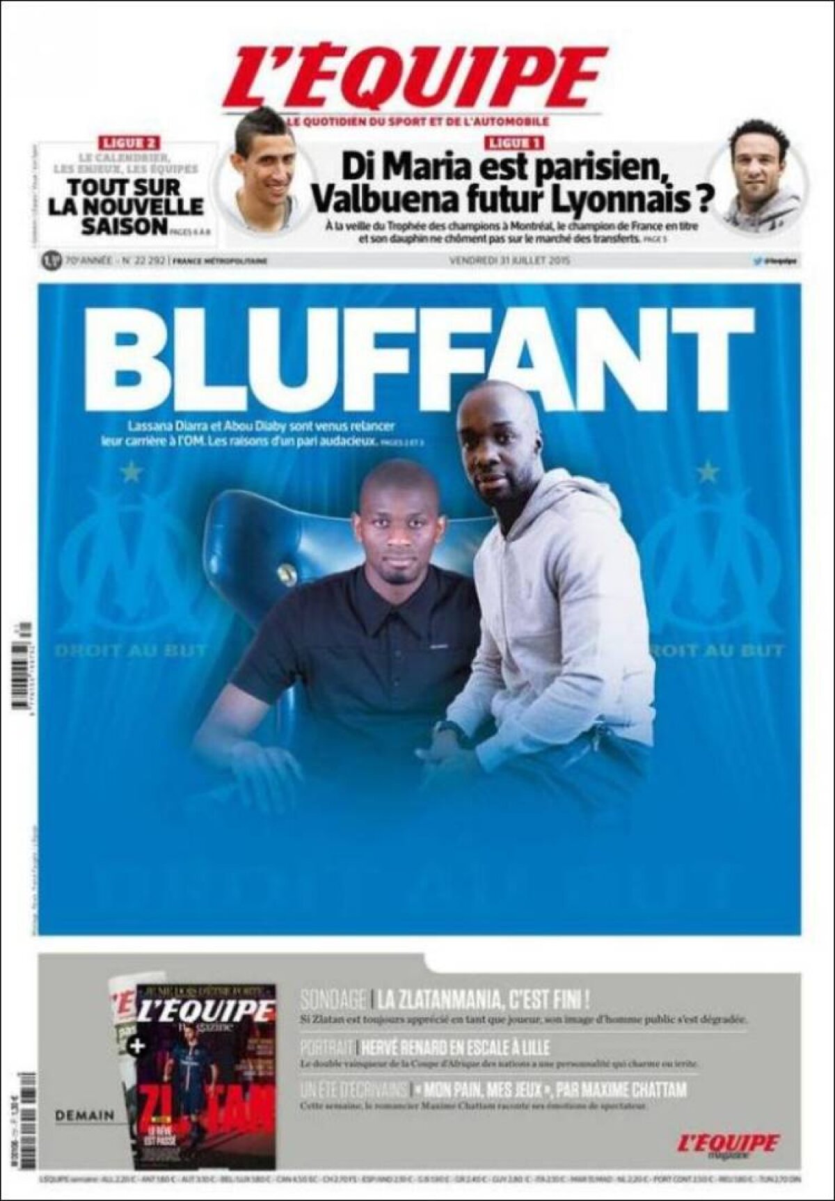 Ce scriu azi ziarele de sport din lume (31 iulie 2015)