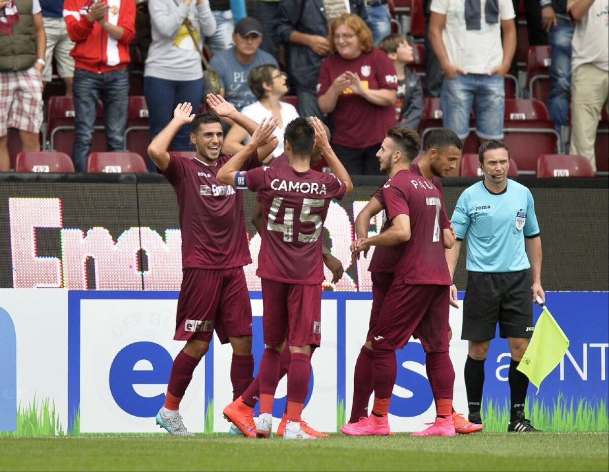 FOTO CFR Cluj le-a administrat prima înfrîngere celor de la Voluntari, 2-0