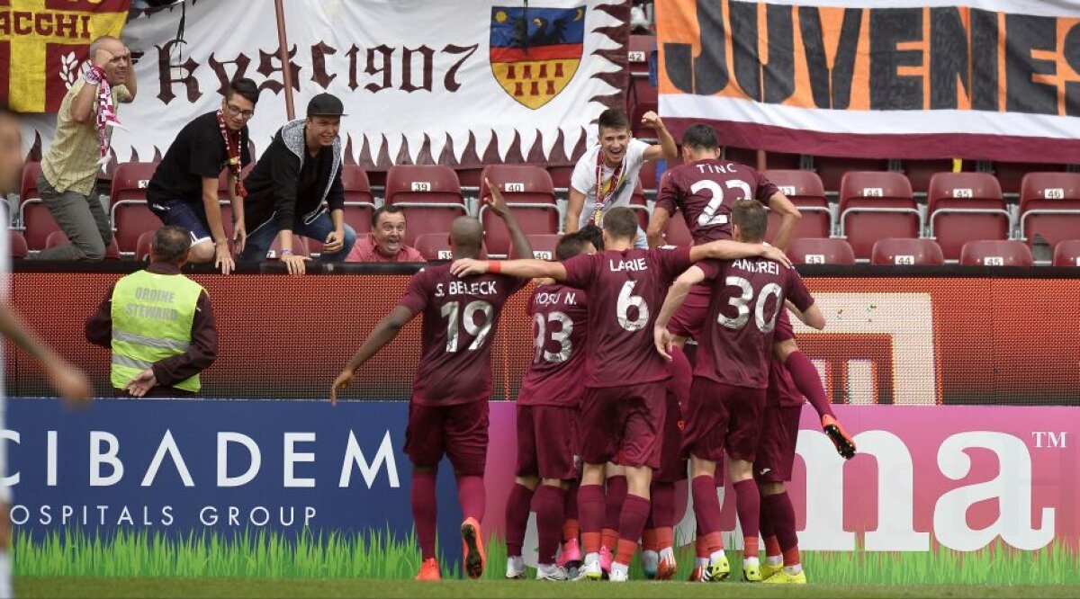 FOTO CFR Cluj le-a administrat prima înfrîngere celor de la Voluntari, 2-0