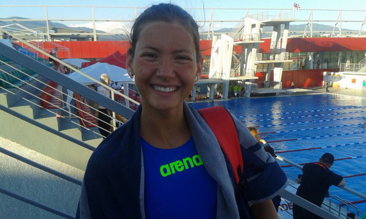 Povestea primului aur românesc de la FOTE 2015, înotătoarea Claudia Gâdea, 14 ani, 400m mixt: "Venise cu frică de apă!"