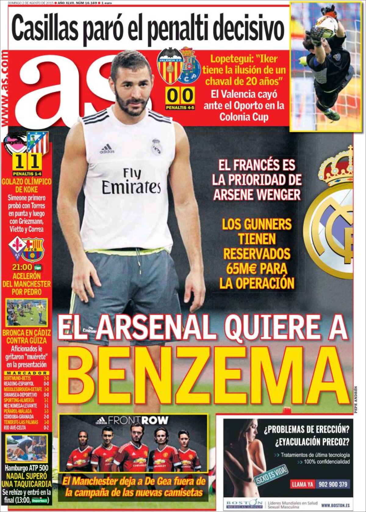 Ce scriu azi ziarele de sport din lume (2 august 2015)