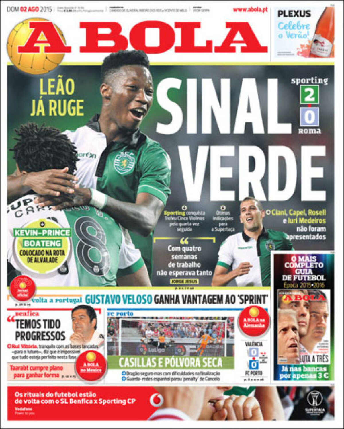 Ce scriu azi ziarele de sport din lume (2 august 2015)