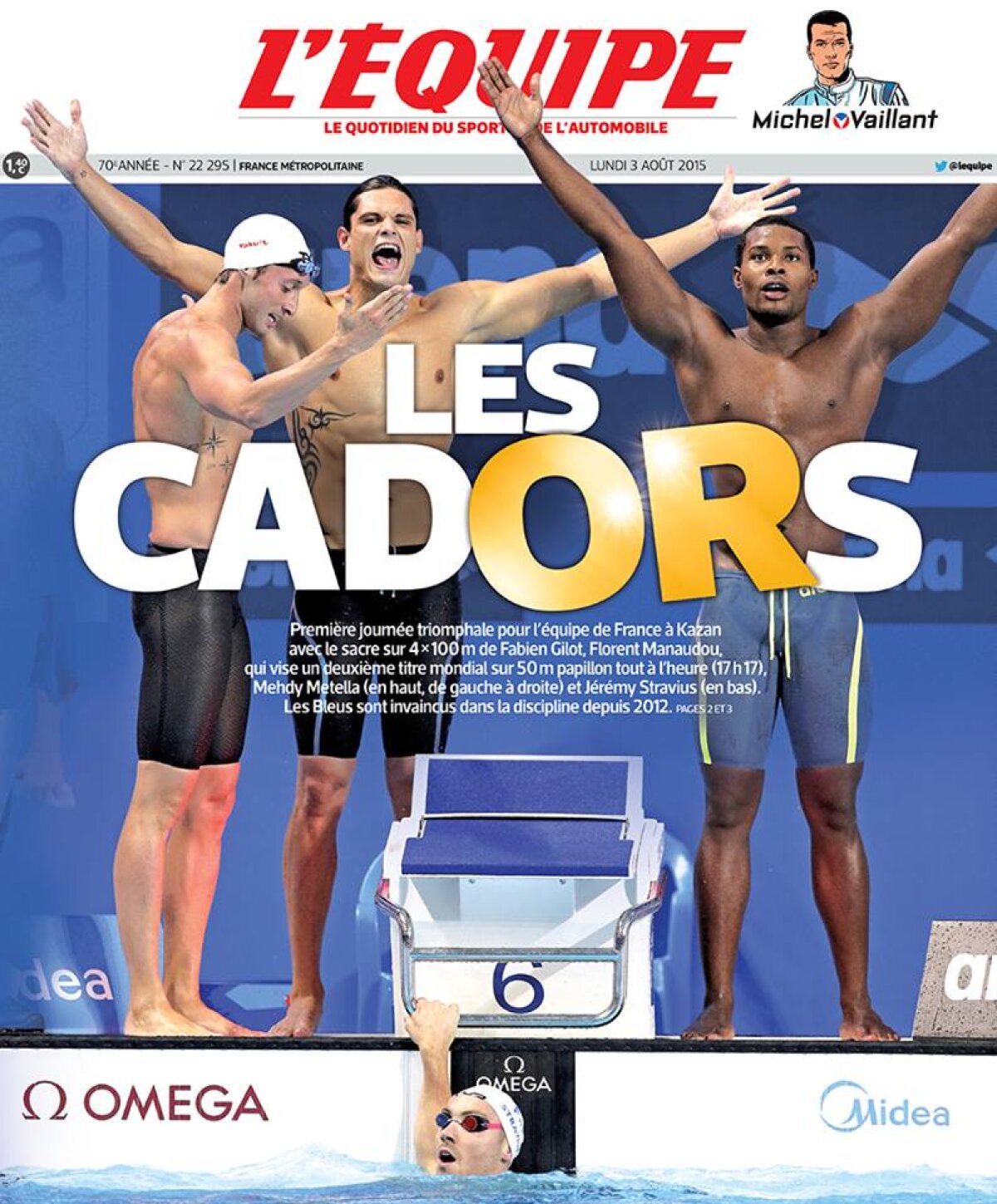 Ce scriu azi ziarele de sport din lume (3 august 2015)