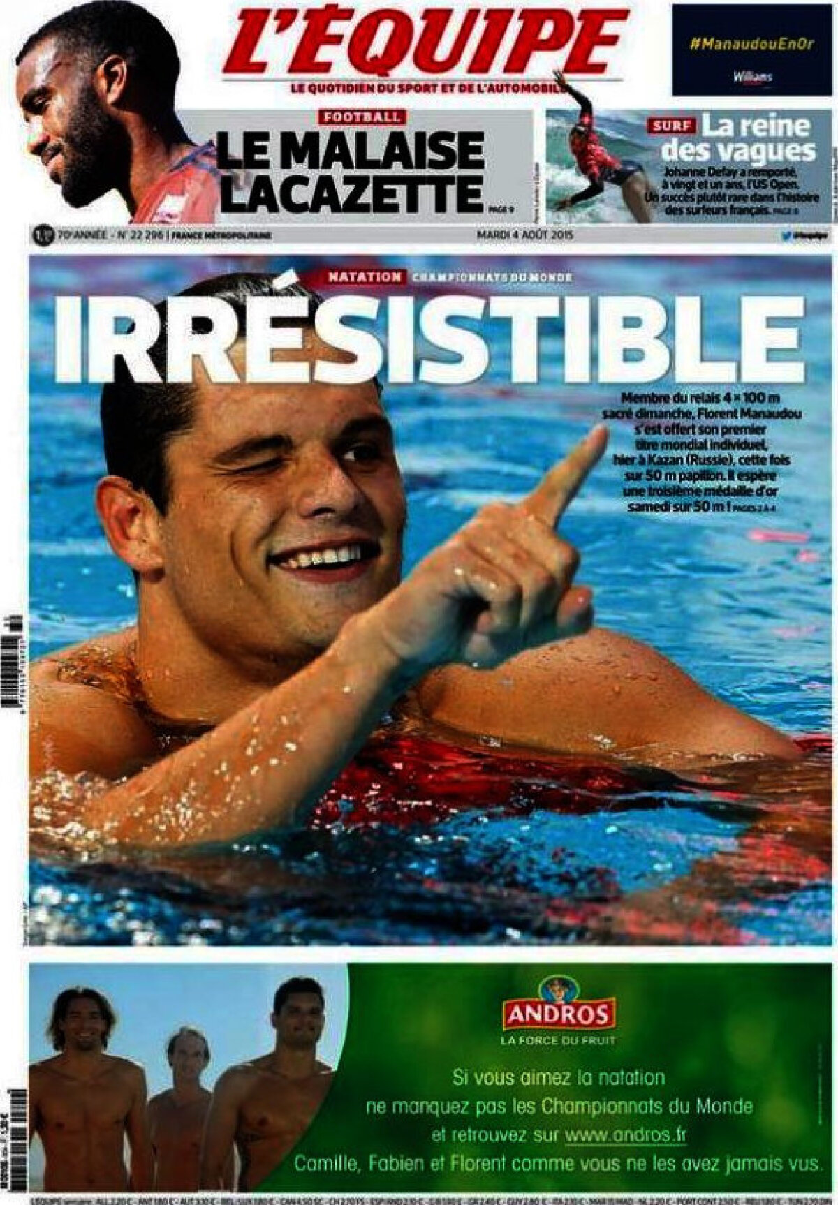 Ce scriu azi ziarele de sport din lume (4 august 2015)