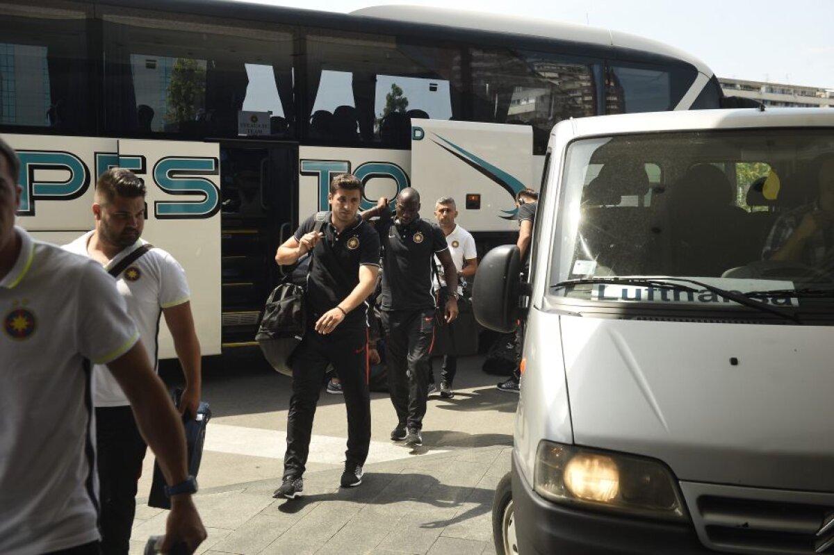 GALERIE FOTO Steaua a ajuns la Belgrad » Primele imagini cu jucătorii lui Rădoi în Serbia