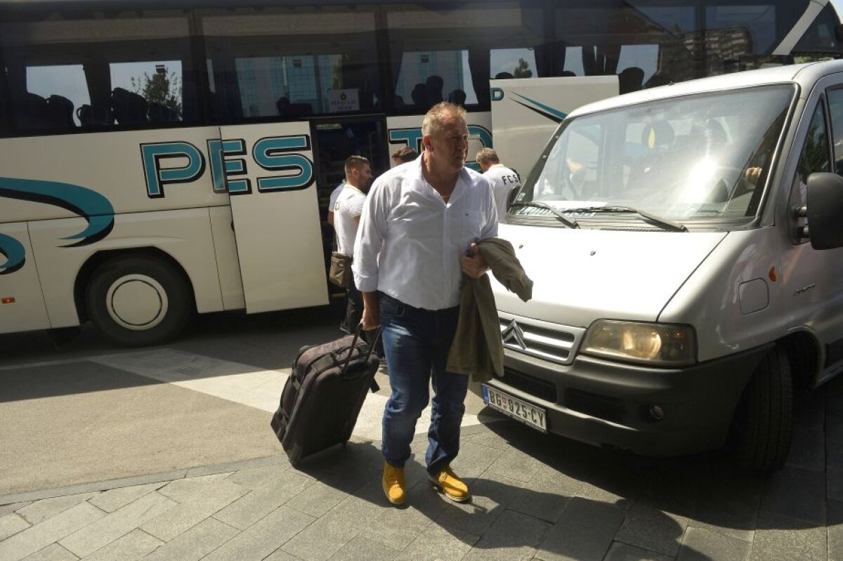 GALERIE FOTO Steaua a ajuns la Belgrad » Primele imagini cu jucătorii lui Rădoi în Serbia