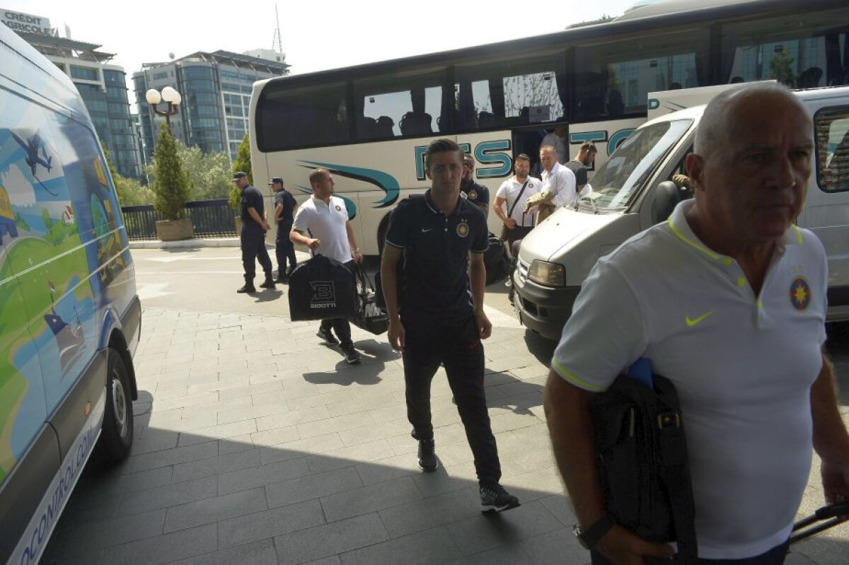 GALERIE FOTO Steaua a ajuns la Belgrad » Primele imagini cu jucătorii lui Rădoi în Serbia