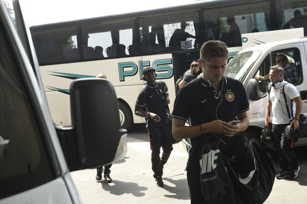 GALERIE FOTO Steaua a ajuns la Belgrad » Primele imagini cu jucătorii lui Rădoi în Serbia