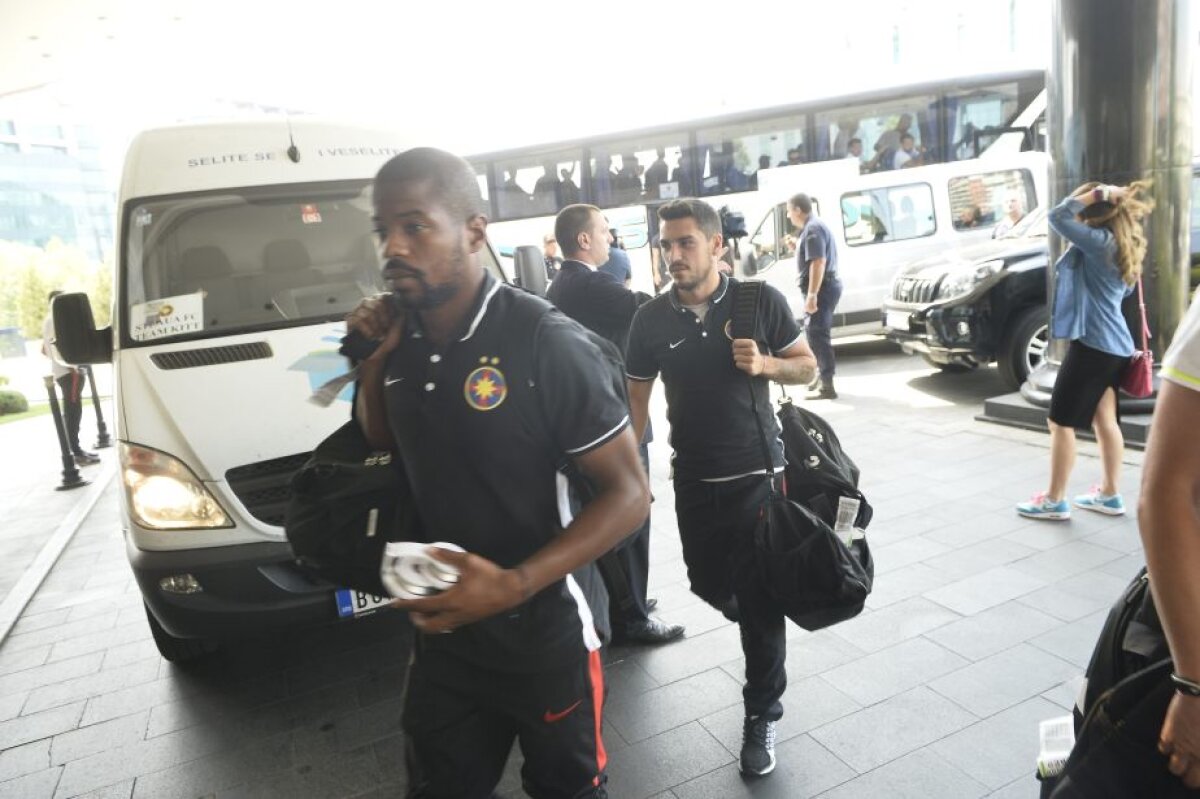 GALERIE FOTO Steaua a ajuns la Belgrad » Primele imagini cu jucătorii lui Rădoi în Serbia