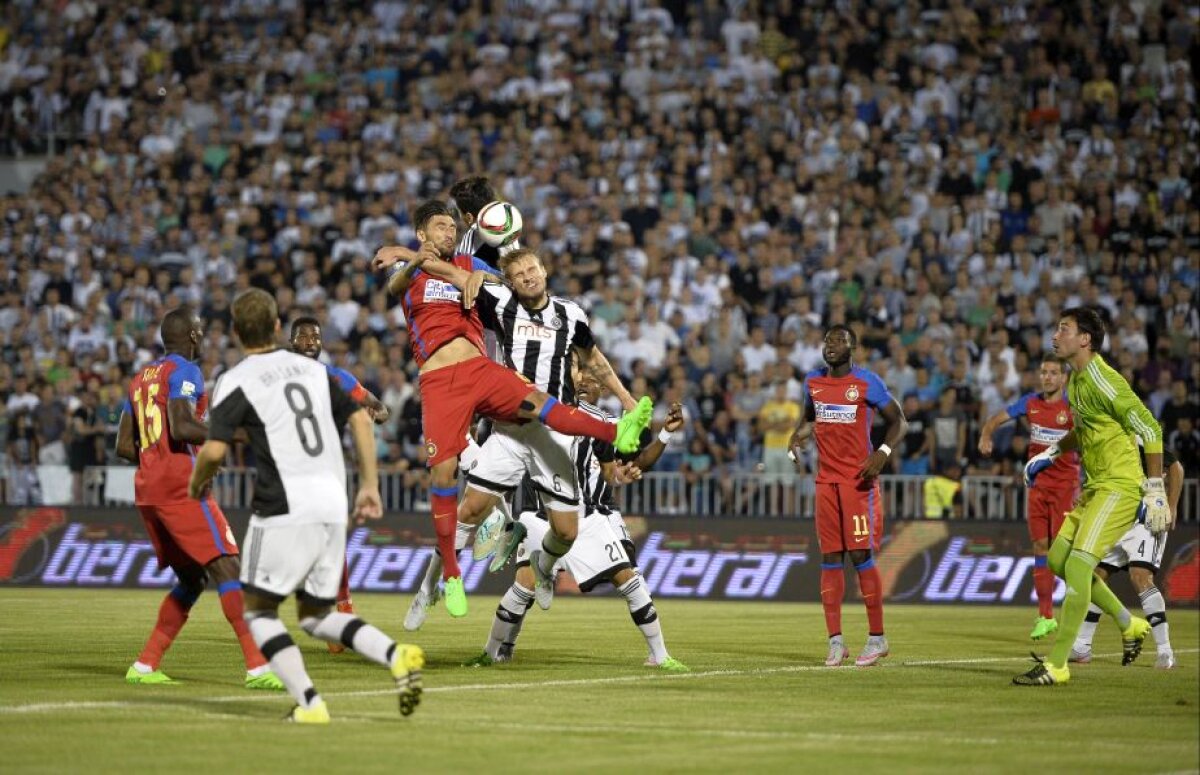 FOTO » Partizan - Steaua 4-2 » Roş-albaştrii au murit în infernul de la Belgrad! Sîrbii s-au calificat după un meci dramatic. Steaua merge în play-off-ul UEFA Europa League