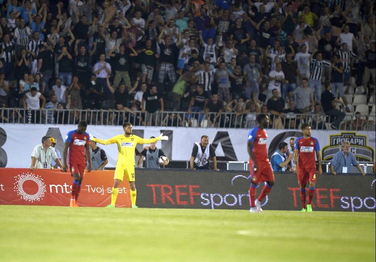 FOTO » Partizan - Steaua 4-2 » Roş-albaştrii au murit în infernul de la Belgrad! Sîrbii s-au calificat după un meci dramatic. Steaua merge în play-off-ul UEFA Europa League