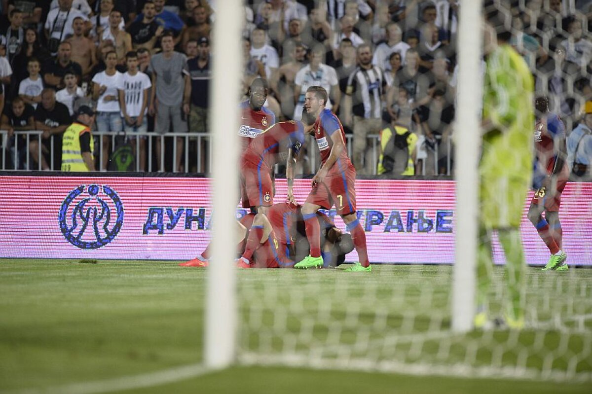 FOTO » Partizan - Steaua 4-2 » Roş-albaştrii au murit în infernul de la Belgrad! Sîrbii s-au calificat după un meci dramatic. Steaua merge în play-off-ul UEFA Europa League