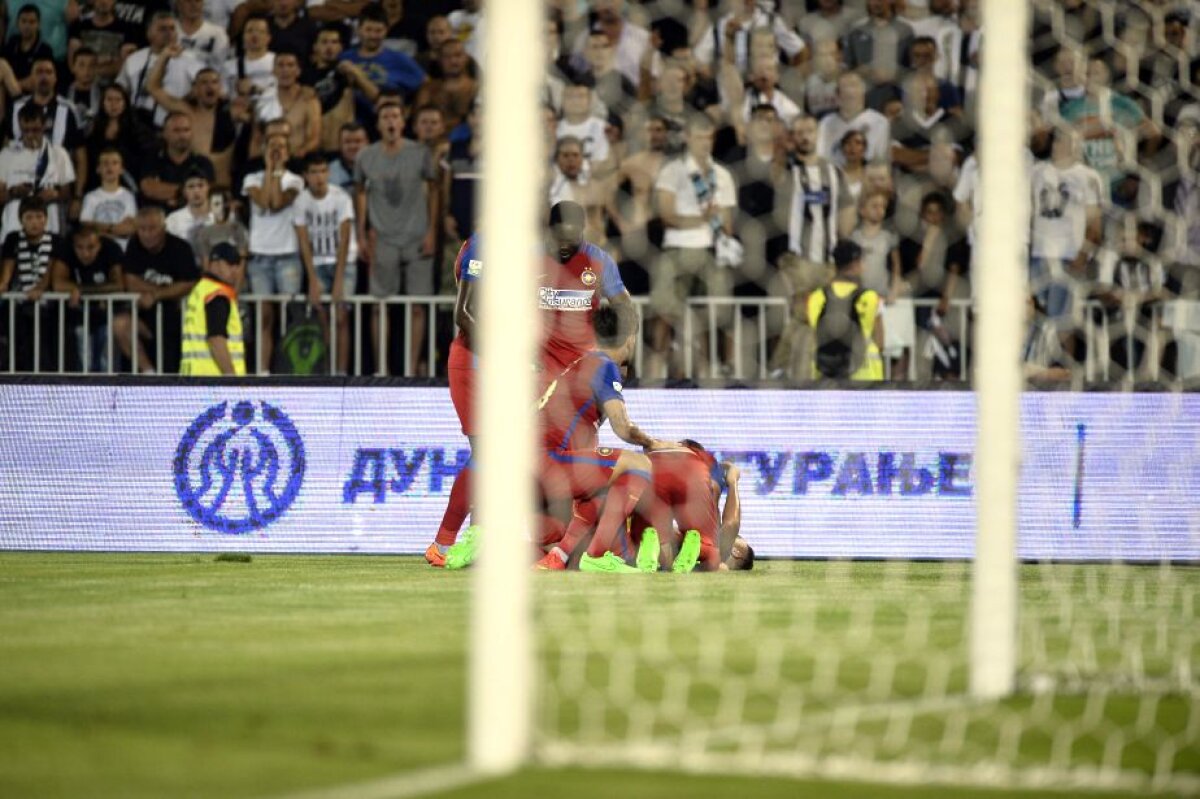 FOTO » Partizan - Steaua 4-2 » Roş-albaştrii au murit în infernul de la Belgrad! Sîrbii s-au calificat după un meci dramatic. Steaua merge în play-off-ul UEFA Europa League