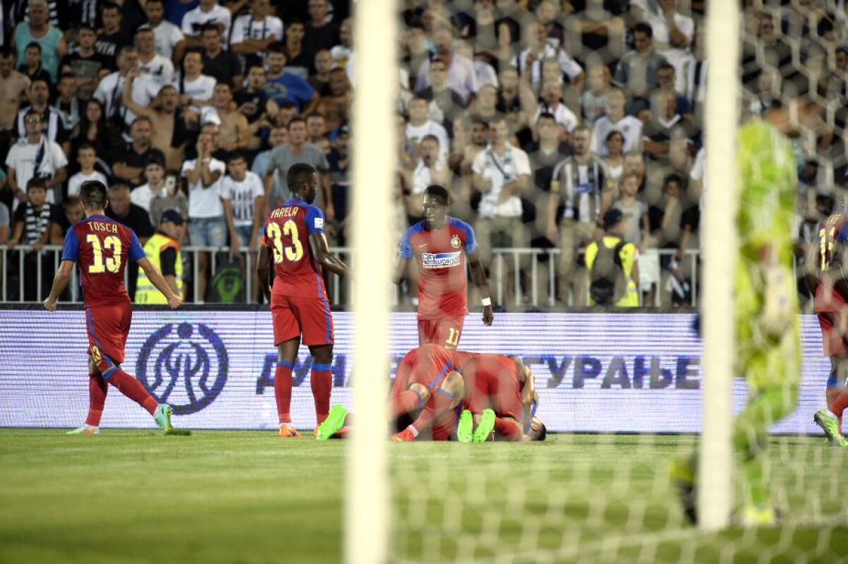 FOTO » Partizan - Steaua 4-2 » Roş-albaştrii au murit în infernul de la Belgrad! Sîrbii s-au calificat după un meci dramatic. Steaua merge în play-off-ul UEFA Europa League