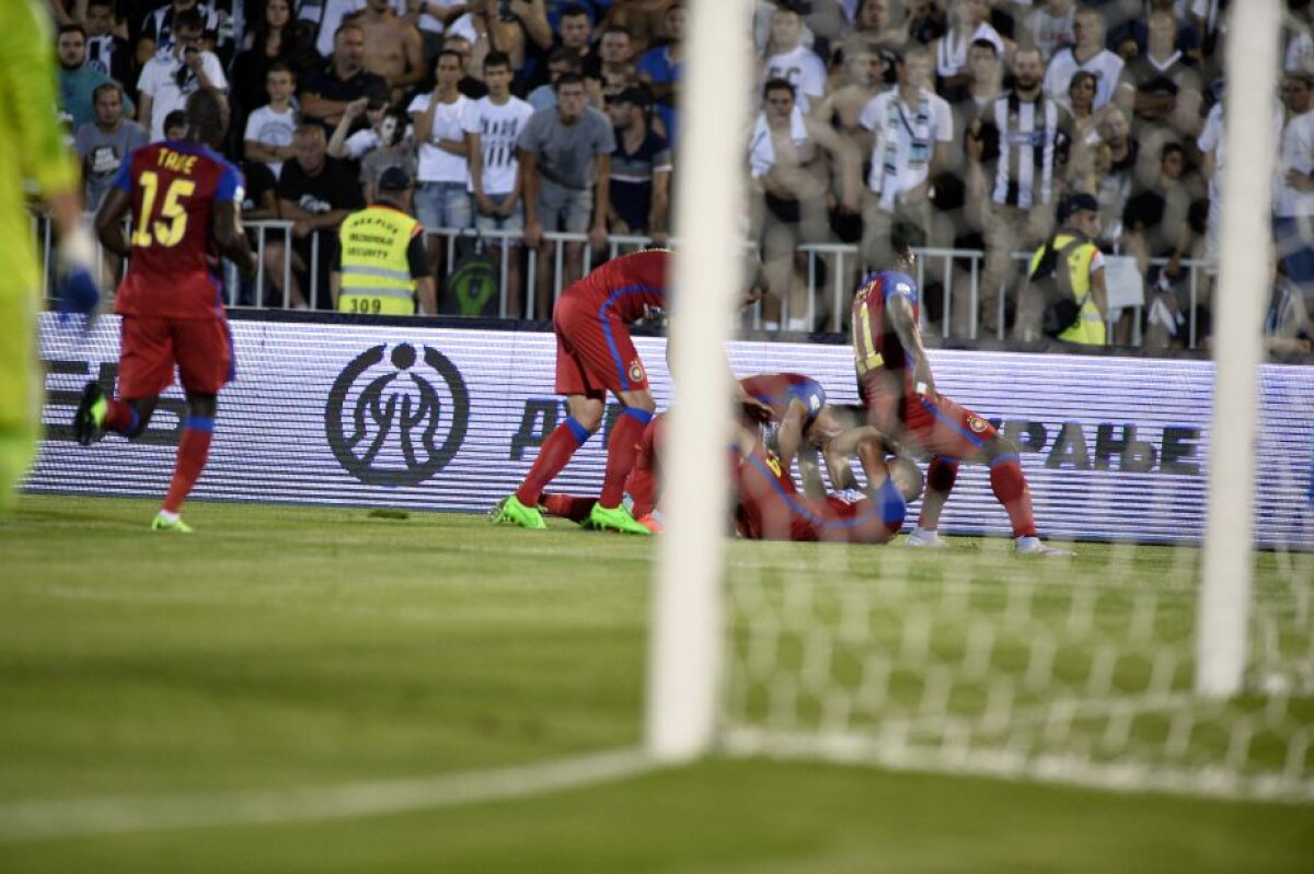 FOTO » Partizan - Steaua 4-2 » Roş-albaştrii au murit în infernul de la Belgrad! Sîrbii s-au calificat după un meci dramatic. Steaua merge în play-off-ul UEFA Europa League