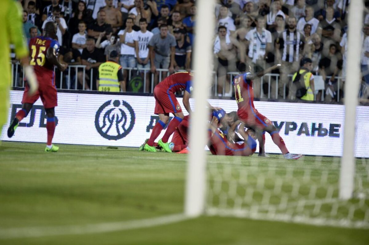 FOTO » Partizan - Steaua 4-2 » Roş-albaştrii au murit în infernul de la Belgrad! Sîrbii s-au calificat după un meci dramatic. Steaua merge în play-off-ul UEFA Europa League