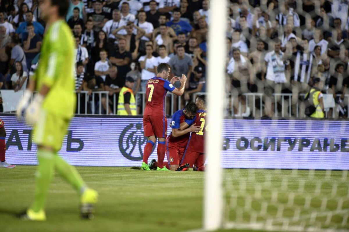 FOTO » Partizan - Steaua 4-2 » Roş-albaştrii au murit în infernul de la Belgrad! Sîrbii s-au calificat după un meci dramatic. Steaua merge în play-off-ul UEFA Europa League