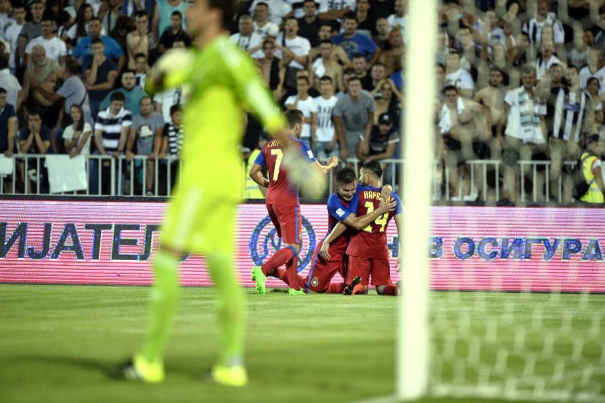 FOTO » Partizan - Steaua 4-2 » Roş-albaştrii au murit în infernul de la Belgrad! Sîrbii s-au calificat după un meci dramatic. Steaua merge în play-off-ul UEFA Europa League