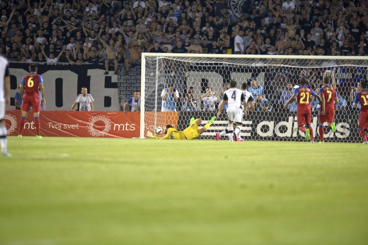 FOTO » Partizan - Steaua 4-2 » Roş-albaştrii au murit în infernul de la Belgrad! Sîrbii s-au calificat după un meci dramatic. Steaua merge în play-off-ul UEFA Europa League