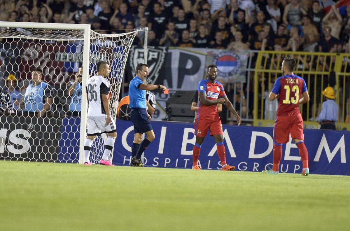 FOTO » Partizan - Steaua 4-2 » Roş-albaştrii au murit în infernul de la Belgrad! Sîrbii s-au calificat după un meci dramatic. Steaua merge în play-off-ul UEFA Europa League