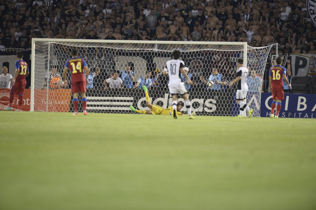FOTO » Partizan - Steaua 4-2 » Roş-albaştrii au murit în infernul de la Belgrad! Sîrbii s-au calificat după un meci dramatic. Steaua merge în play-off-ul UEFA Europa League