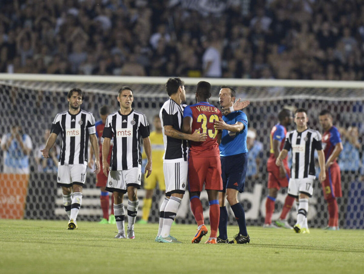 FOTO Papp cel Mic, pa, Ligă! Partizan a rezistat, Steaua n-a reuşit să cucerească reduta sîrbească