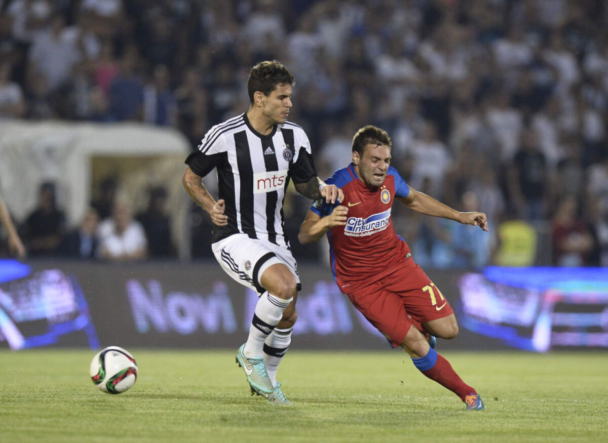 FOTO Papp cel Mic, pa, Ligă! Partizan a rezistat, Steaua n-a reuşit să cucerească reduta sîrbească