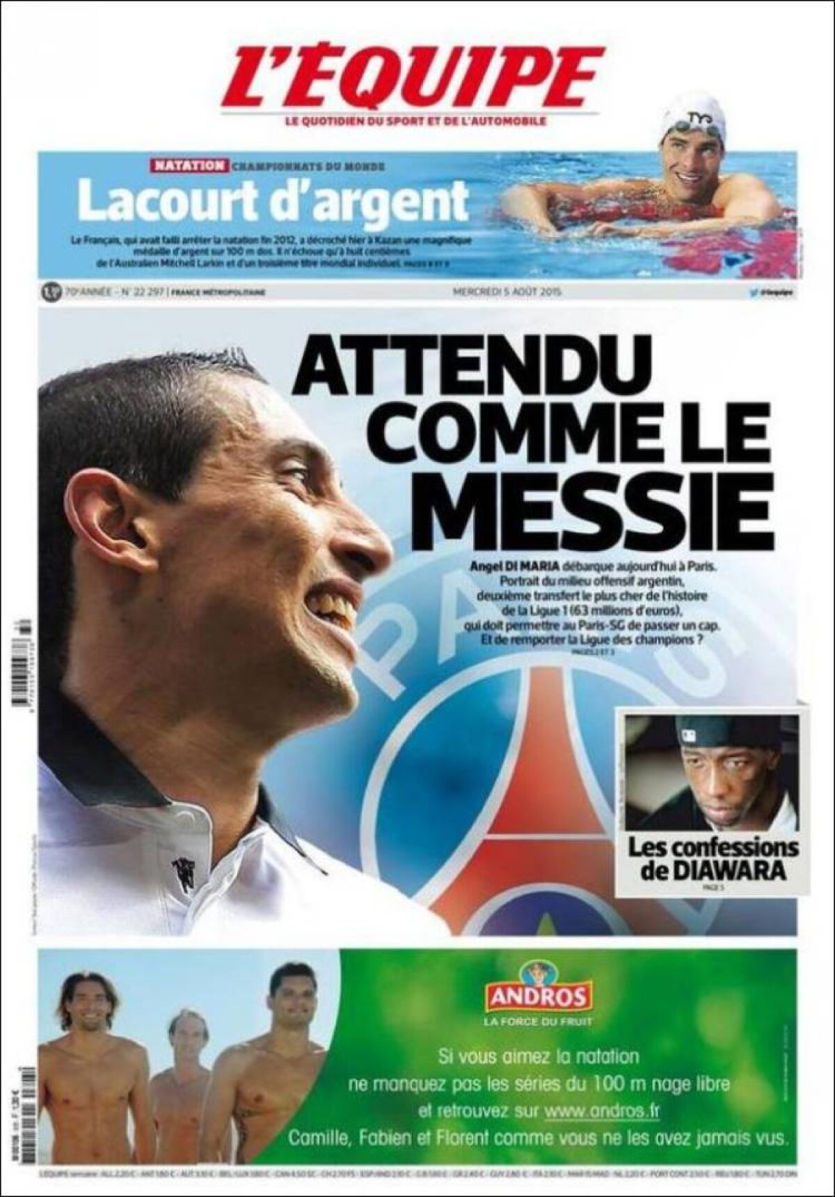 Ce scriu azi ziarele de sport din lume (6 august 2015)