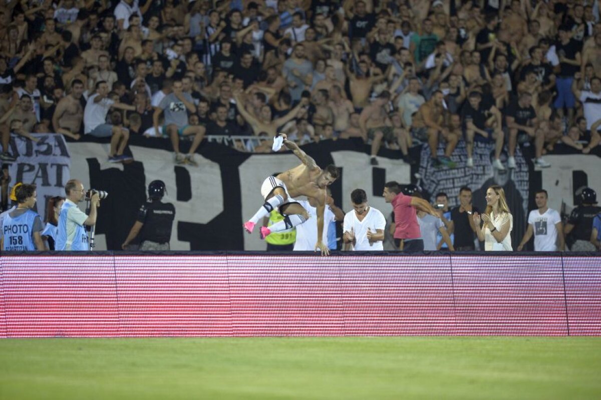 GALERIE FOTO şi VIDEO "Groparii", copiii şi fetele frumoase au făcut atmosferă în tribunele stadionului lui Partizan » Vezi toate imaginile