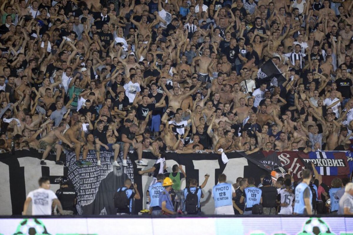 GALERIE FOTO şi VIDEO "Groparii", copiii şi fetele frumoase au făcut atmosferă în tribunele stadionului lui Partizan » Vezi toate imaginile