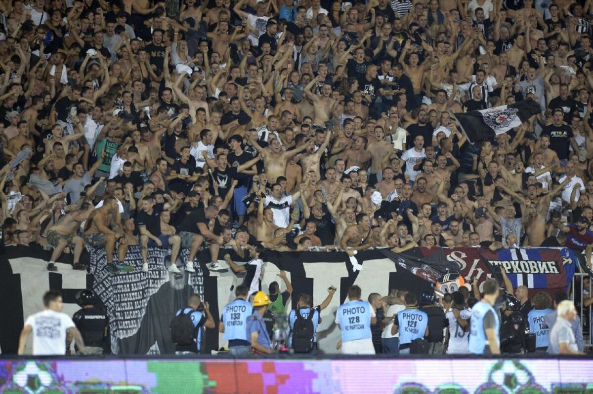GALERIE FOTO şi VIDEO "Groparii", copiii şi fetele frumoase au făcut atmosferă în tribunele stadionului lui Partizan » Vezi toate imaginile
