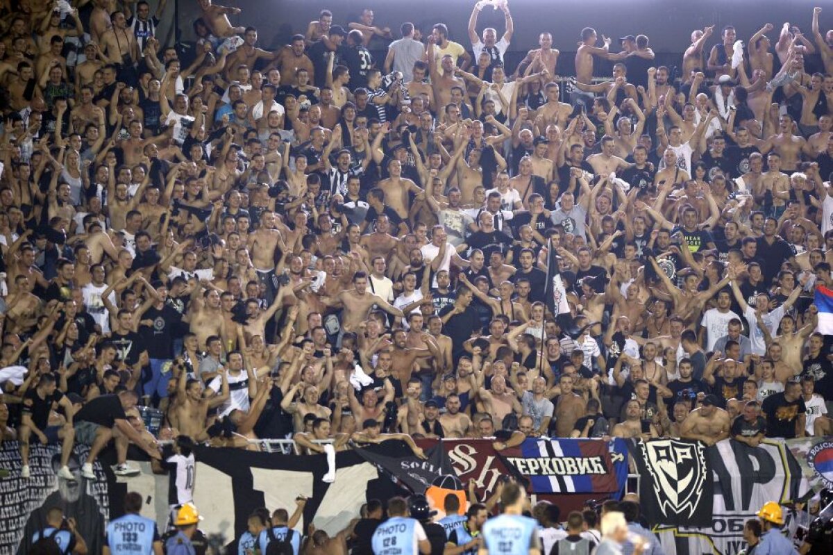 GALERIE FOTO şi VIDEO "Groparii", copiii şi fetele frumoase au făcut atmosferă în tribunele stadionului lui Partizan » Vezi toate imaginile