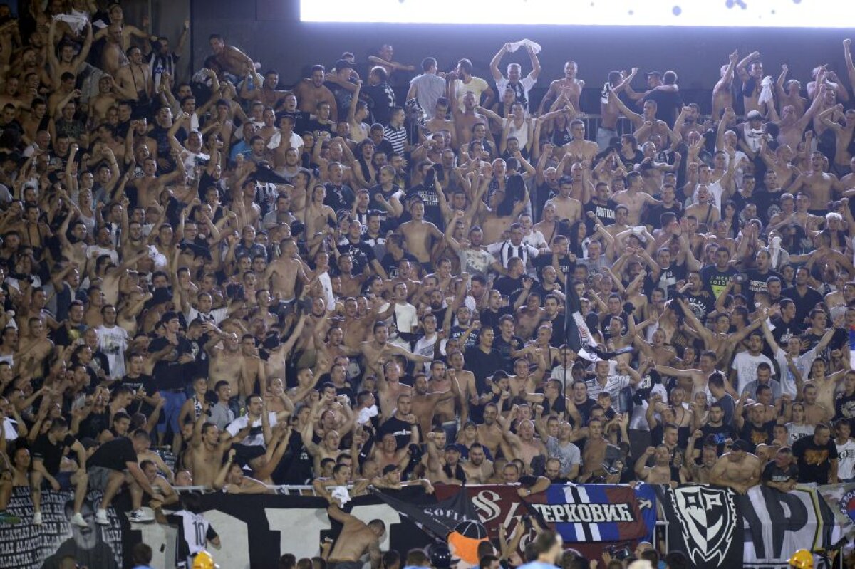 GALERIE FOTO şi VIDEO "Groparii", copiii şi fetele frumoase au făcut atmosferă în tribunele stadionului lui Partizan » Vezi toate imaginile