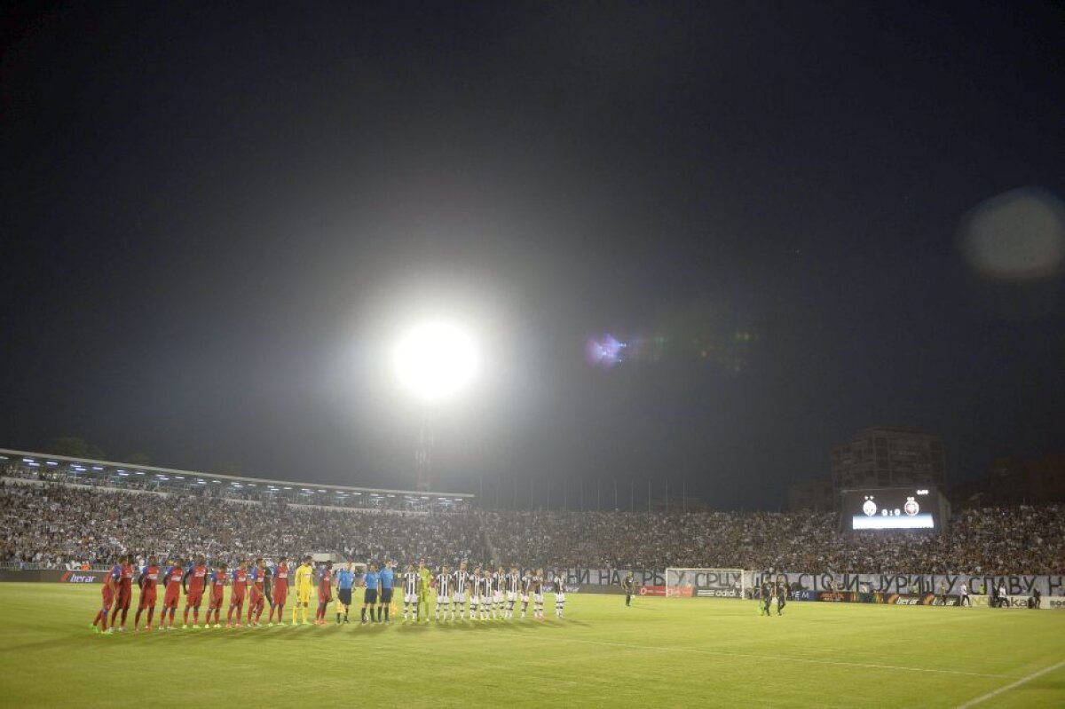 GALERIE FOTO şi VIDEO "Groparii", copiii şi fetele frumoase au făcut atmosferă în tribunele stadionului lui Partizan » Vezi toate imaginile