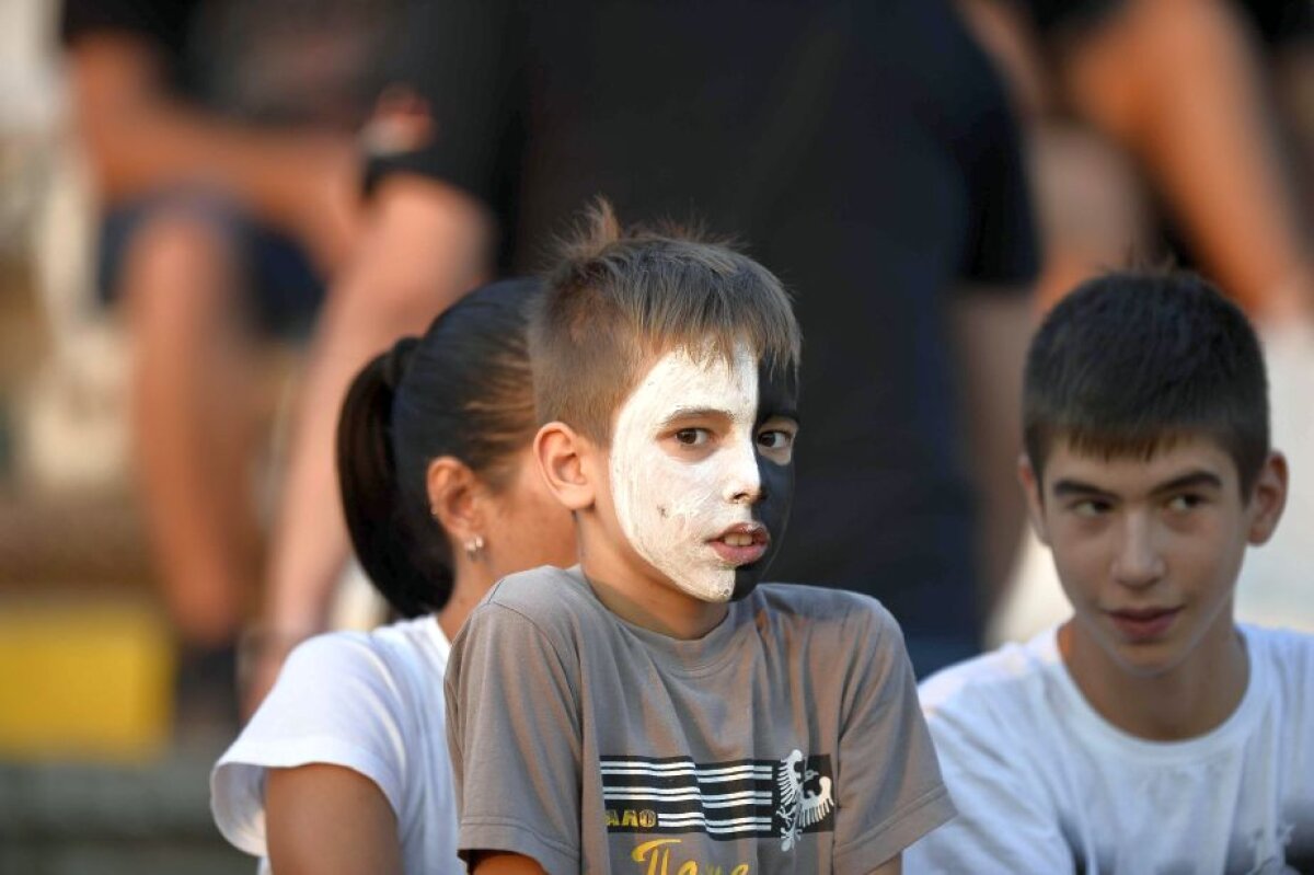 GALERIE FOTO şi VIDEO "Groparii", copiii şi fetele frumoase au făcut atmosferă în tribunele stadionului lui Partizan » Vezi toate imaginile
