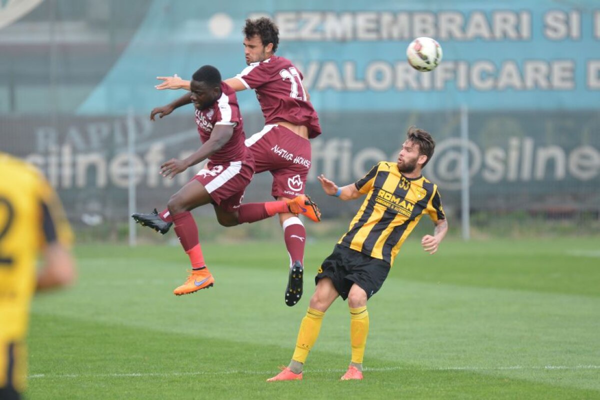 FOTO Remiză între Rapid și FC Brașov într-un amical 