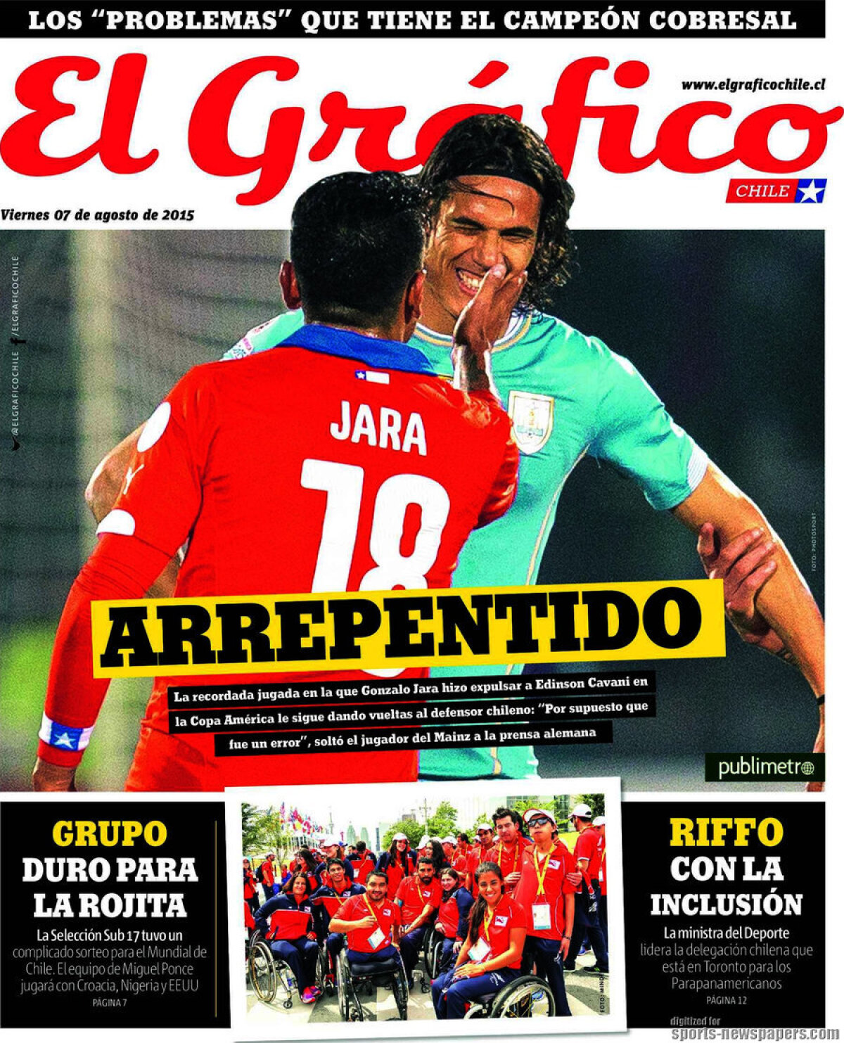 Ce scriu azi ziarele de sport din lume (7 august 2015)