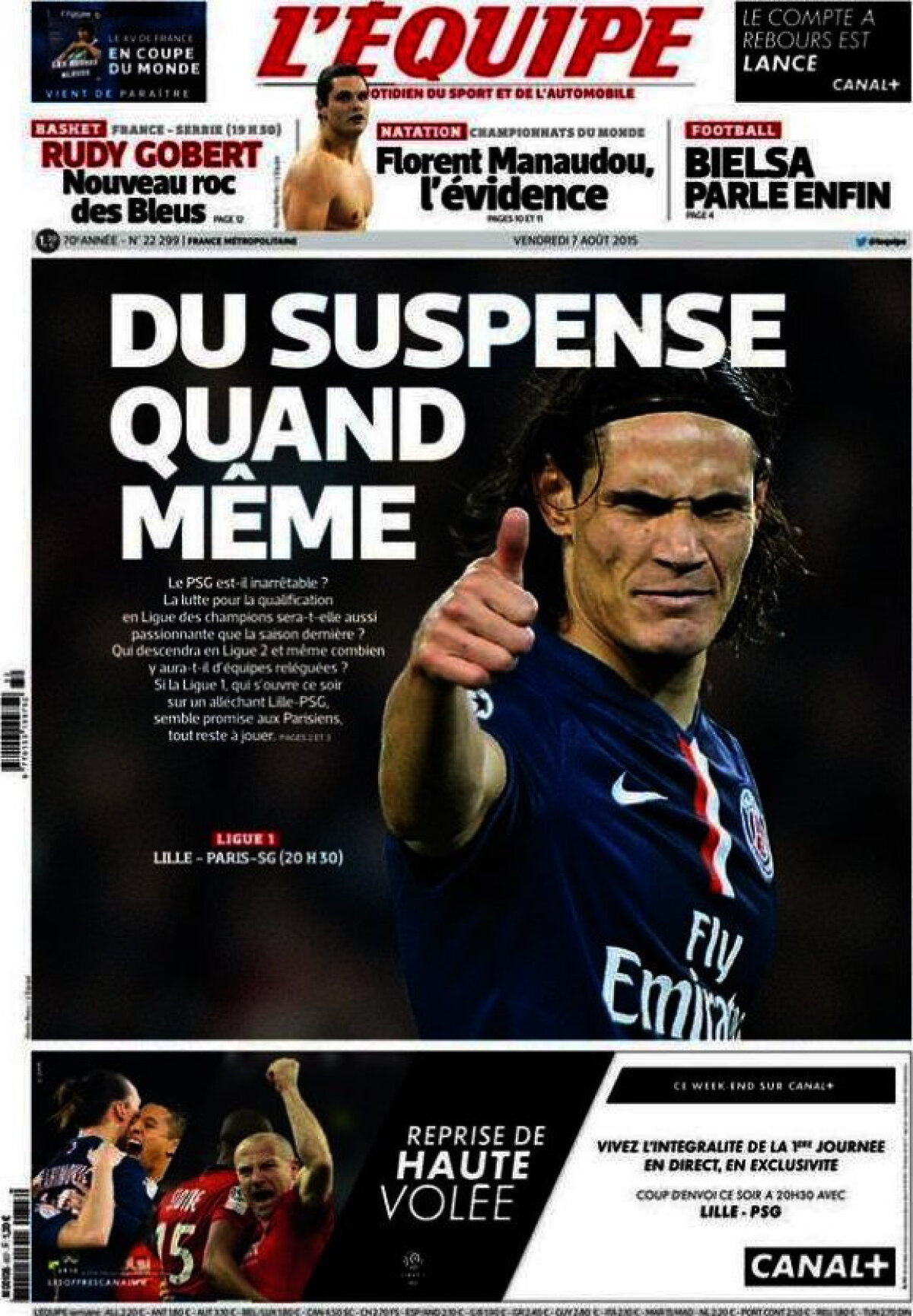 Ce scriu azi ziarele de sport din lume (7 august 2015)