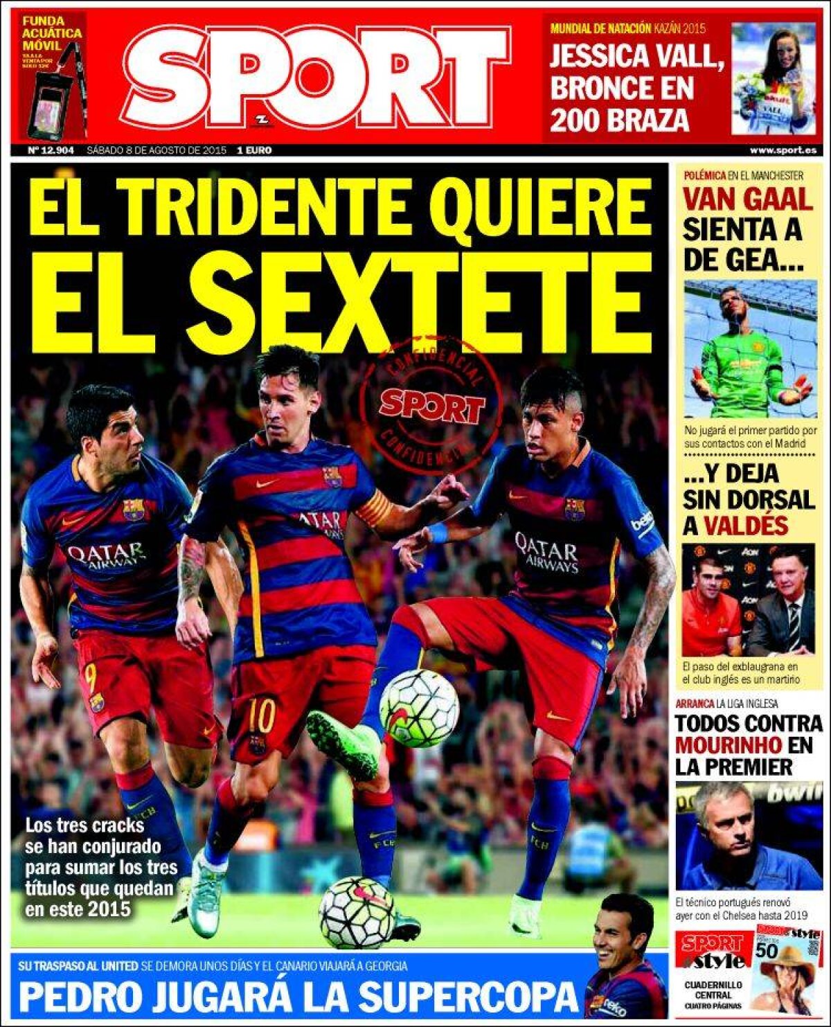 Ce scriu azi ziarele de sport din lume (8 august 2015)